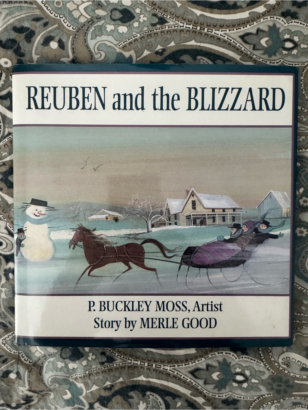 P. Buckley Moss 'Reuben and the Blizzard' Book